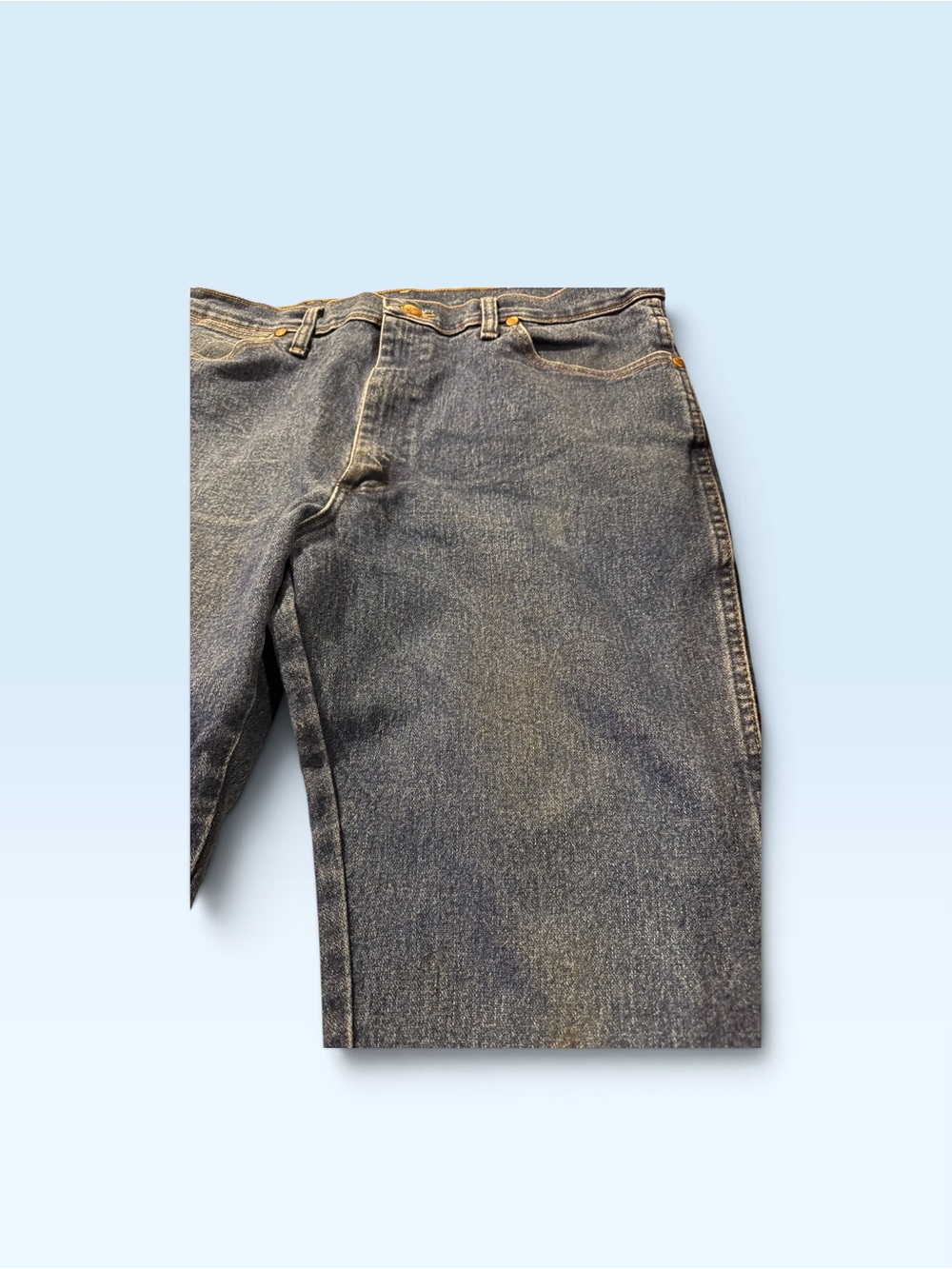 Wrangler Men's Relaxed Fit Blue Denim Jeans